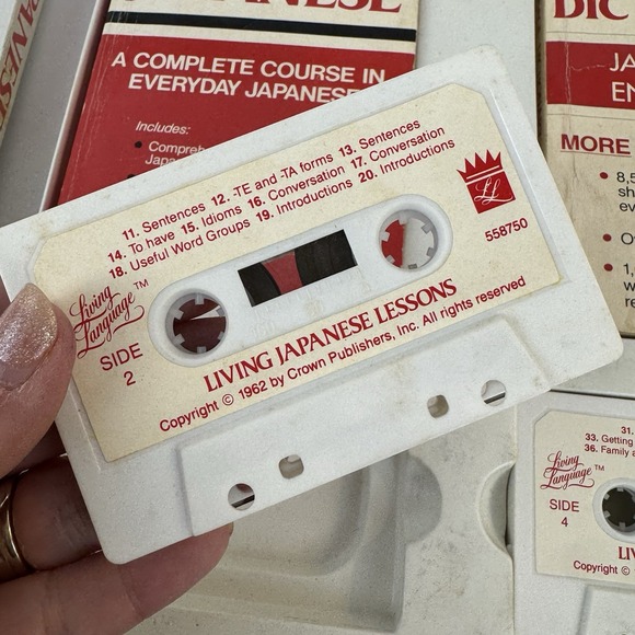 Living Language Japanese Audio Course · 2‎ Cassette Tapes + Books 1962 Edition - Picture 7 of 14